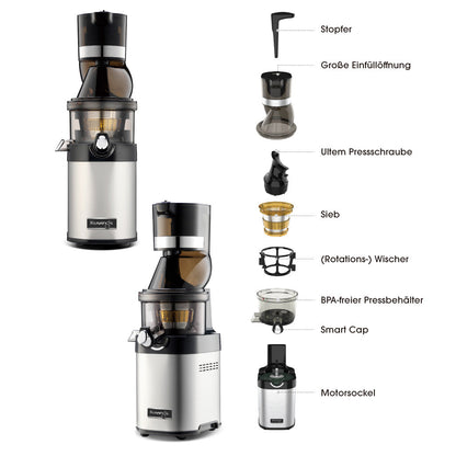 CS600 Whole Slow Juicer Chef +Extra-Topset